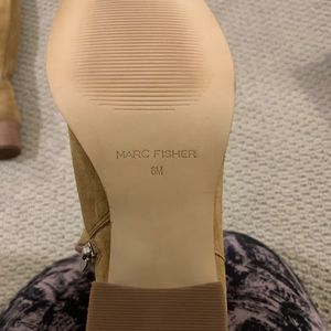 NWOT Marc Fisher over the knee boots. Tan suede